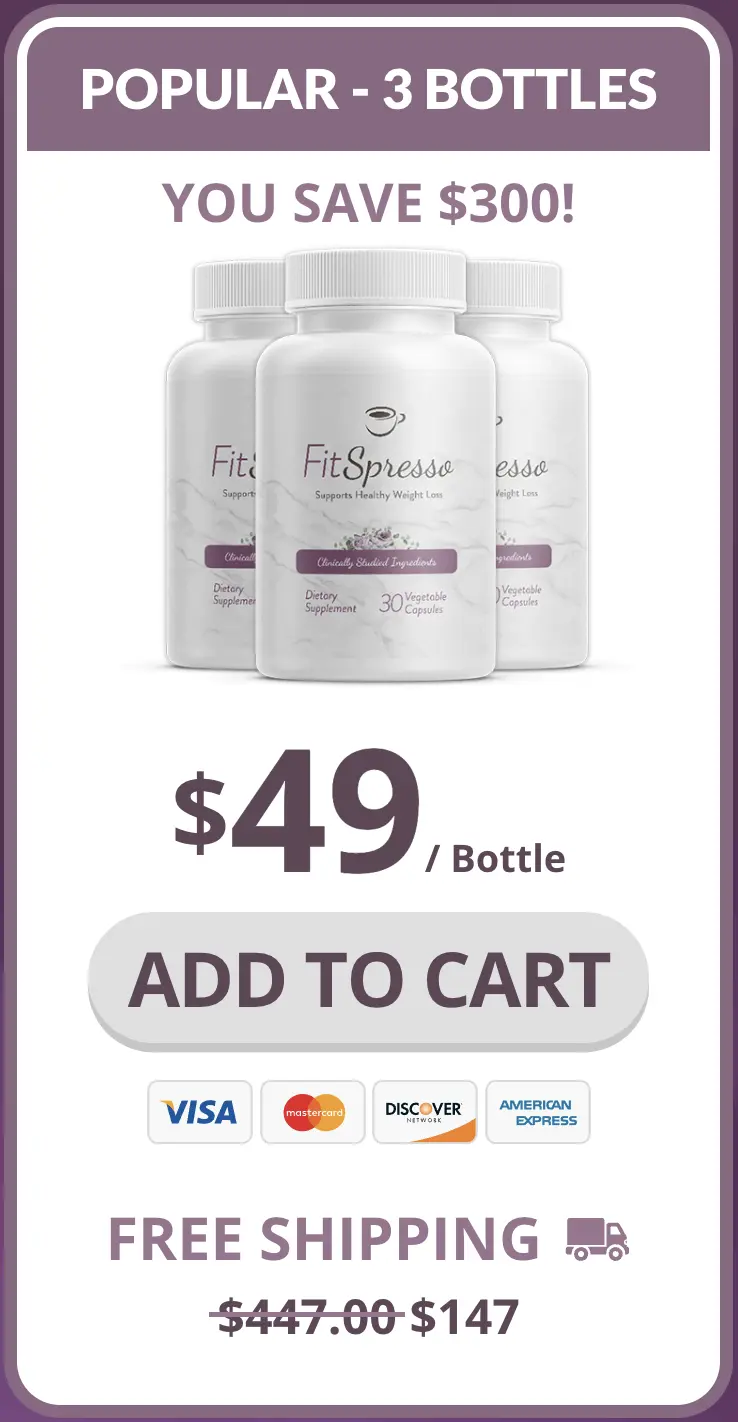FitSpresso three bottles order